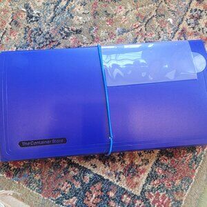 The Container Store accordian file NWT
